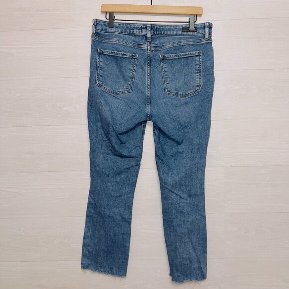 Kut From The Kloth Women's Reese High Rise Fab AB Ankle Straight Leg Jean size 8 - Picture 6 of 6